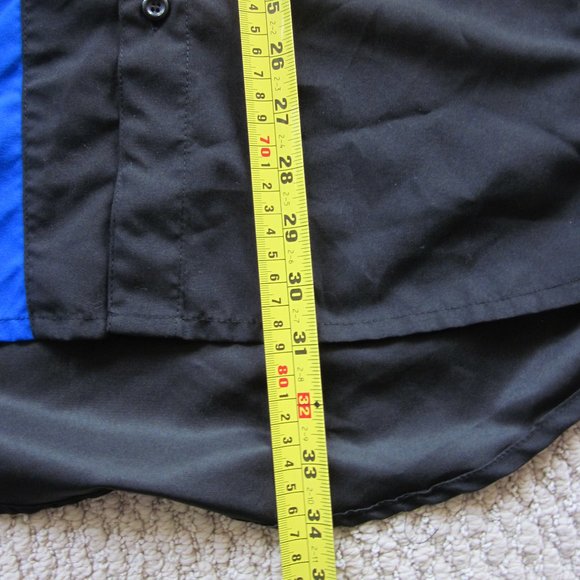 Mopar Canada Shirt Black Button Up Polyester Short Sleeve Size Large - Picture 10 of 15
